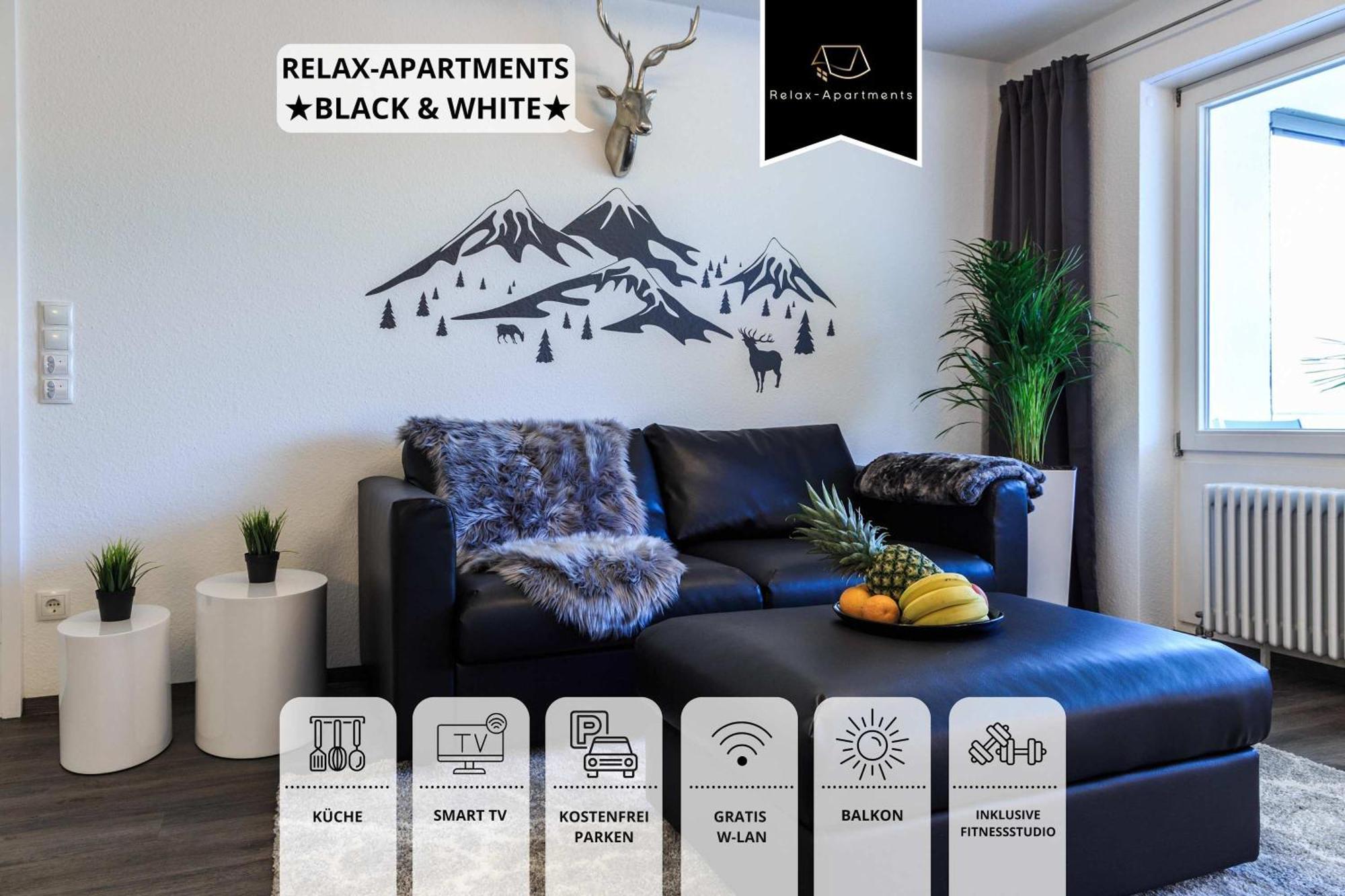 Relax Apartment Black & White Friedrichshafen Bagian luar foto